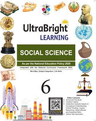 Book cover number 1 for Ultra Bright Learning Social Science 6 (NEP 2020) written by NA published by Deepu Prakashan