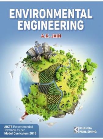 Book cover number 1 for Environmental Engineering written by A. K. Jain published by Khanna Publishing House
