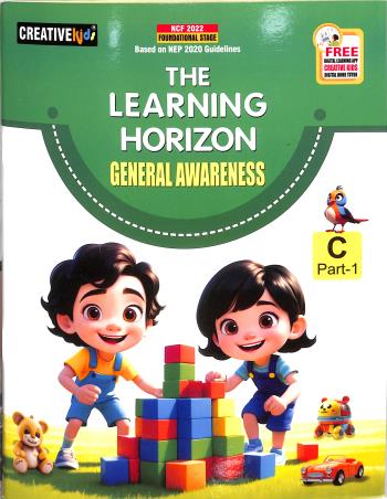 Book cover number 1 for The Learning Horizon General Awareness C Part 1 (NEP 2020 / NCF FS 2022) written by NA published by Creative Kids