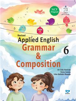 Book cover number 1 for Revised Applied English Grammar & Composition 6 (NCF) written by NA published by V-Connect Education
