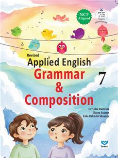 Book cover number 1 for Revised Applied English Grammar & Composition 7 (NCF) written by NA published by V-Connect Education