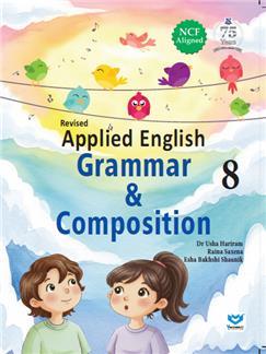 Book cover number 1 for Revised Applied English Grammar & Composition 8 (NCF) written by NA published by V-Connect Education