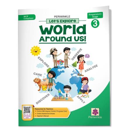 Book cover number 1 for Periwinkle Let's Explore World Around Us! 3 (NCF) written by NA published by Periwinkle Books
