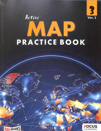 Book cover number 1 for Active Map Practice Book 3 Ver.3 written by NA published by Focus Learning
