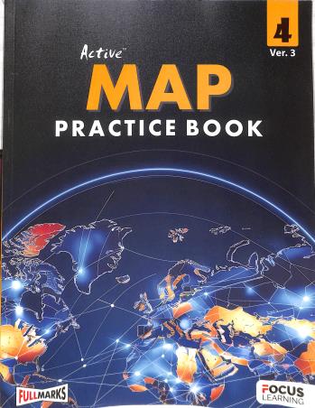 Book cover number 1 for Active Map Practice Book 4 Ver.3 written by NA published by Focus Learning