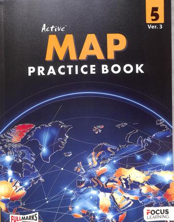 Book cover number 1 for Active Map Practice Book 5 Ver.3 written by NA published by Focus Learning