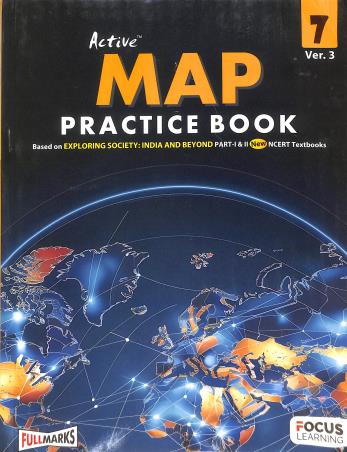 Book cover number 1 for Active Map Practice Book 7 Ver.3 written by NA published by Focus Learning