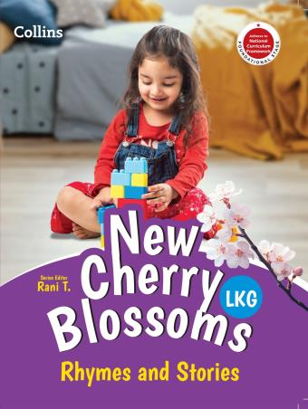 Book cover number 1 for Collins New Cherry Blossoms Rhymes And Stories LKG (Foundation Stage) NCF written by NA published by Harper Collins Publishers