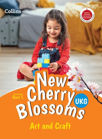Book cover number 1 for Collins New Cherry Blossoms Art And Craft UKG (Foundation Stage) NCF written by NA published by Harper Collins Publishers