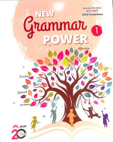 Book cover number 1 for New Grammar Power 1 (NCF / NEP 2020) written by NA published by Srijan Publishers P. Ltd.