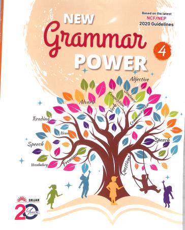 Book cover number 1 for New Grammar Power 4 (NCF / NEP 2020) written by NA published by Srijan Publishers P. Ltd.
