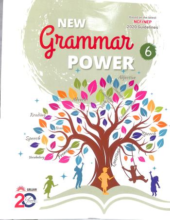 Book cover number 1 for New Grammar Power 6 (NCF / NEP 2020) written by NA published by Srijan Publishers P. Ltd.