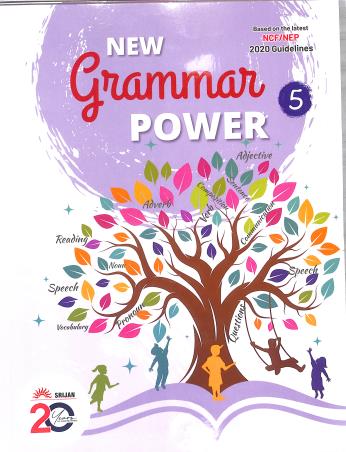 Book cover number 1 for New Grammar Power 5 (NCF / NEP 2020) written by NA published by Srijan Publishers P. Ltd.
