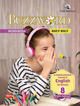 Book cover number 1 for Buzzword Workbook 8 (A Communicative Course In English) NEP/ NCF written by NA published by Orient BlackSwan