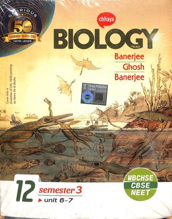 Book cover number 1 for Chhaya Biology Class 12 Semester 3 (Unit 6 - 7) & Semester 4 (Unit 8 - 10) written by NA published by Chhaya Prakashani Pvt. Ltd.