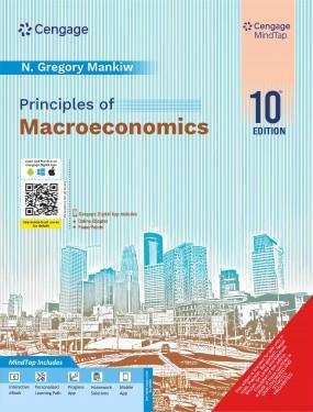 Book cover number 1 for Principles of Macroeconomics written by N. Gregory Mankiw published by Cengage Learning India Private Limited