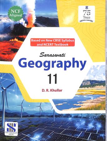 Book cover number 1 for Geography Class 11 CBSE (NCF 2023) written by D. R. Khullar published by New Saraswati House (India) Pvt. Ltd.