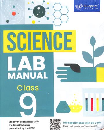 Book cover number 1 for Science Lab Manual Class 9 CBSE written by NA published by Blueprint Education