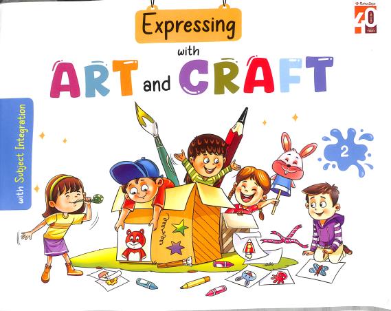 Book cover number 1 for Expressing With Art And Craft 2 written by NA published by Ratna Sagar P. Ltd.