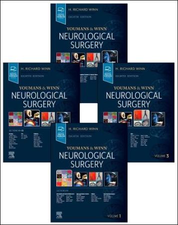Book cover number 1 for Youmans and Winn Neurological Surgery 8th Edition (Set Of 4 BookS) written by H. Richard Winn published by Elsevier