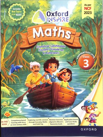 Book cover number 1 for Oxford Inspire Maths Class 3 (NCF 2023) Preparatory Level written by NA published by Oxford University Press