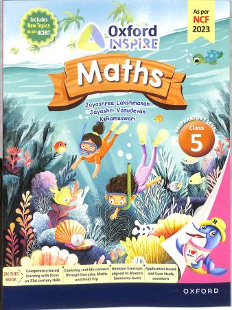 Book cover number 1 for Oxford Inspire Maths Class 5 (NCF 2023) Preparatory Level written by NA published by Oxford University Press