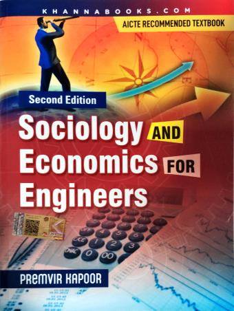 Book cover number 1 for Sociology and Economics for Engineers written by Premvir Kapoor published by Khanna Book Publishing Co. (P) Ltd.