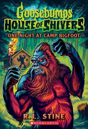 Book cover number 1 for Goosebumps House Of Shivers 6 : One Night At Camp Bigfoot written by R. L. Stine published by Scholastic