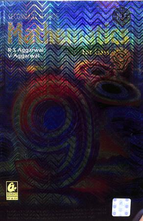 Book cover number 1 for Secondary School Mathematics Class 9 (CBSE) NEP / NCF written by R. S. Aggarwal, V. Aggarwal published by Bharati Bhawan Publishers & Distributors