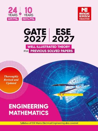 Book cover number 1 for GATE 2027 ESE 2027 Engineering Mathematics written by NA published by Made Easy Publications