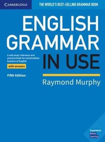 Book cover number 1 for English Grammar In Use written by Raymond Murphy published by Cambridge University Press