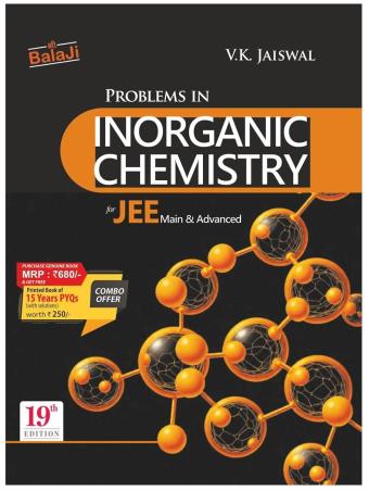 Book cover number 1 for Problems In Inorganic Chemistry For JEE Main & Advanced written by V. K. Jaiswal published by Shri Balaji Publications