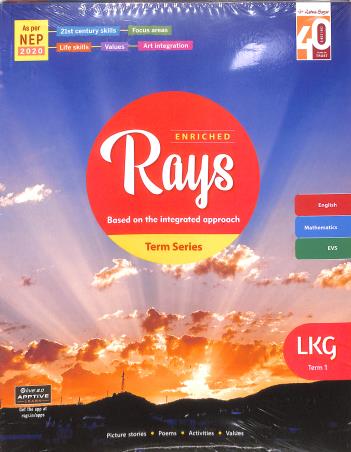 Book cover number 1 for Enriched Rays Term Series LKG (Term1-3) Set Of 4 Books (NEP 2020) written by NA published by Ratna Sagar P. Ltd.