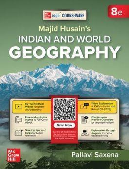 Book cover number 1 for Courseware On Majid Husain's Indian And World Geography written by Pallavi Saxena published by McGraw Hill Education Private Limited