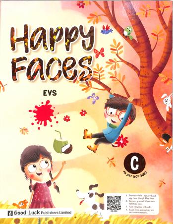 Book cover number 1 for Happy Faces EVS C (NCF 2022) written by NA published by Good Luck Publishers Limited