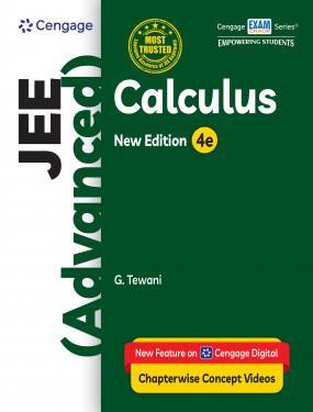Book cover number 1 for JEE (Advanced) Calculus written by G. Tewani published by Cengage Learning India Private Limited