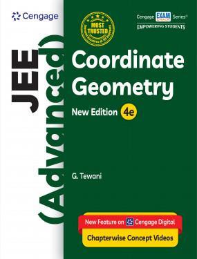 Book cover number 1 for JEE (Advanced) Coordinate Geometry written by G. Tewani published by Cengage Learning India Private Limited