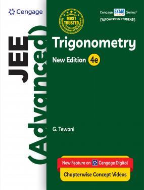 Book cover number 1 for JEE (Advanced) Trigonometry written by G. Tewani published by Cengage Learning India Private Limited