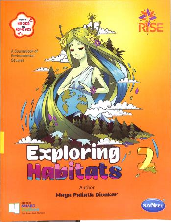 Book cover number 1 for Exploring Habitats 2 (NEP 2020 & NCF FS 2022) written by NA published by Navneet Education Limited