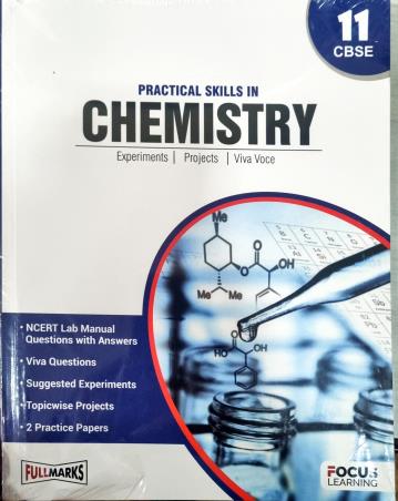 Book cover number 1 for Practical Skills In Chemistry 11 CBSE (With Free Notebook) written by NA published by Focus Learning