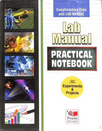 Book cover number 2 for Prachi Science Lab Manual 9 (With Practical Notebook) NEP 2020 & NCF-SE 2023 written by NA published by Prachi (India) Pvt. Ltd.