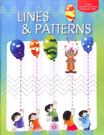 Book cover number 1 for Lines & Patterns NCF 2023 written by NA published by Som Sudha Prakashan