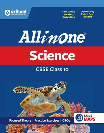 Book cover number 1 for All In One Science CBSE Class 10 (2026-27) written by Tamanna Sharma, Alpesh Kumar, Subhanjana Mukherjee published by Arihant Prakashan