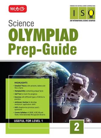 Book cover number 1 for Science Olympiad Prep-Guide 2 (ISO) written by NA published by MTG Learning Media (P) Ltd.