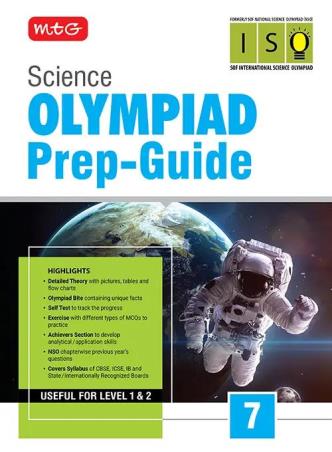 Book cover number 1 for Science Olympiad Prep-Guide 7 (ISO) written by NA published by MTG Learning Media (P) Ltd.