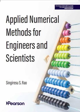 Book cover number 1 for Applied Numerical Methods For Engineers And Scientists written by Singiresu S. Rao published by Pearson Education