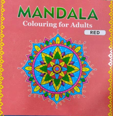 Book cover number 1 for Mandala : Colouring For Adults Red written by NA published by The Book Paradise