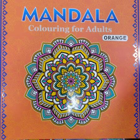 Book cover number 1 for Mandala : Colouring For Adults Orange written by NA published by The Book Paradise