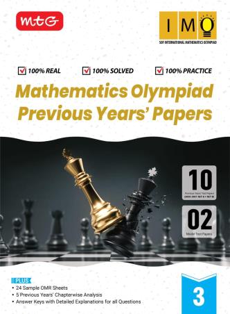 Book cover number 1 for Mathematics Olympiad Previous Years' Papers 3 (IMO) 2026-27 written by NA published by MTG Learning Media (P) Ltd.