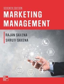 Book cover number 1 for Marketing Management written by Rajan Saxena, Shruti Saxena published by McGraw Hill Education Private Limited